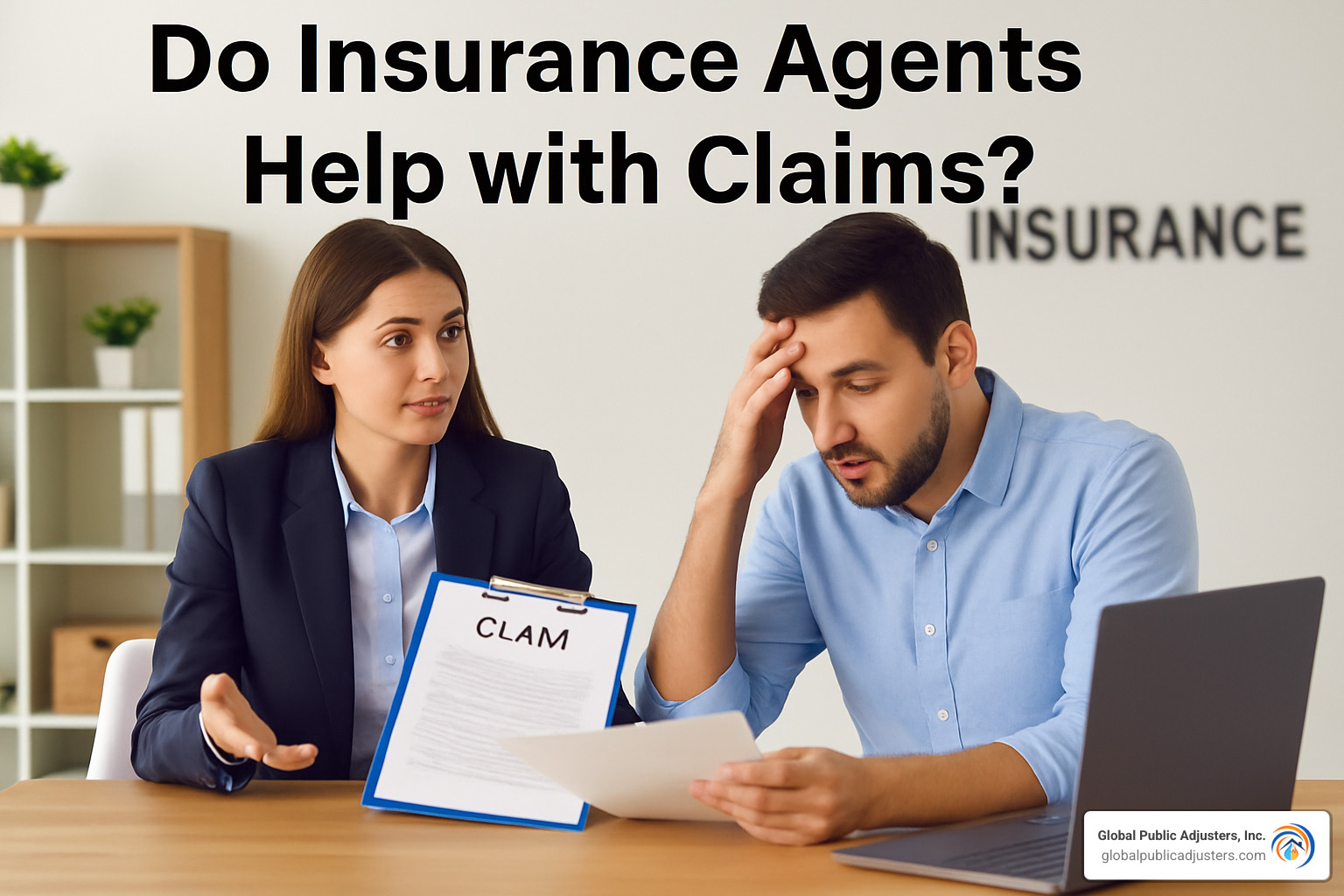 do insurance agents help with claims
