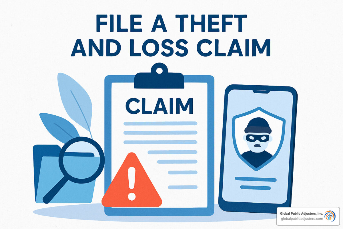 file a theft and loss claim