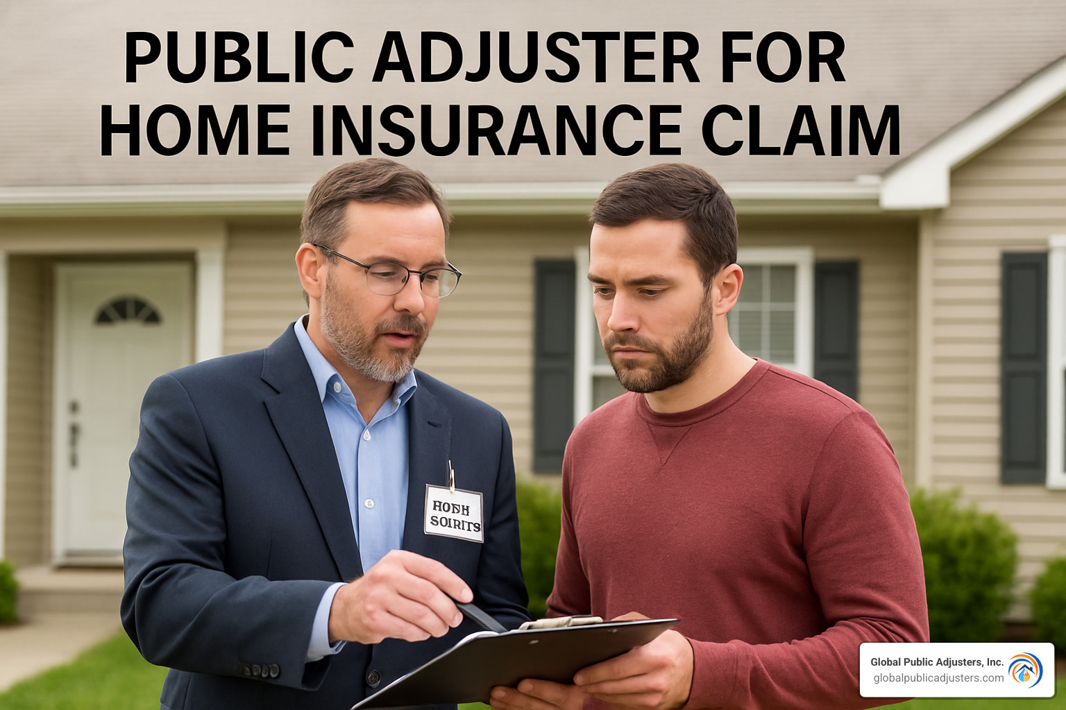 public adjuster for home insurance claim