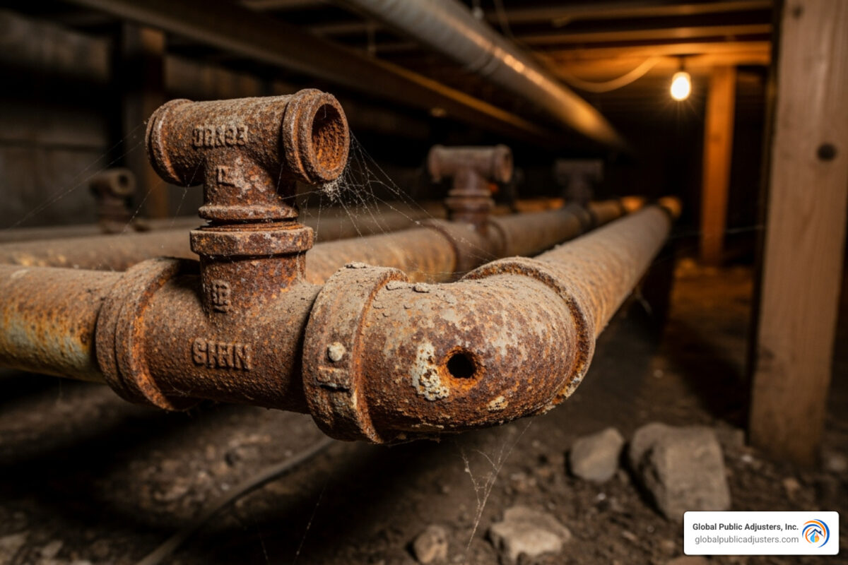 cast iron pipe claims