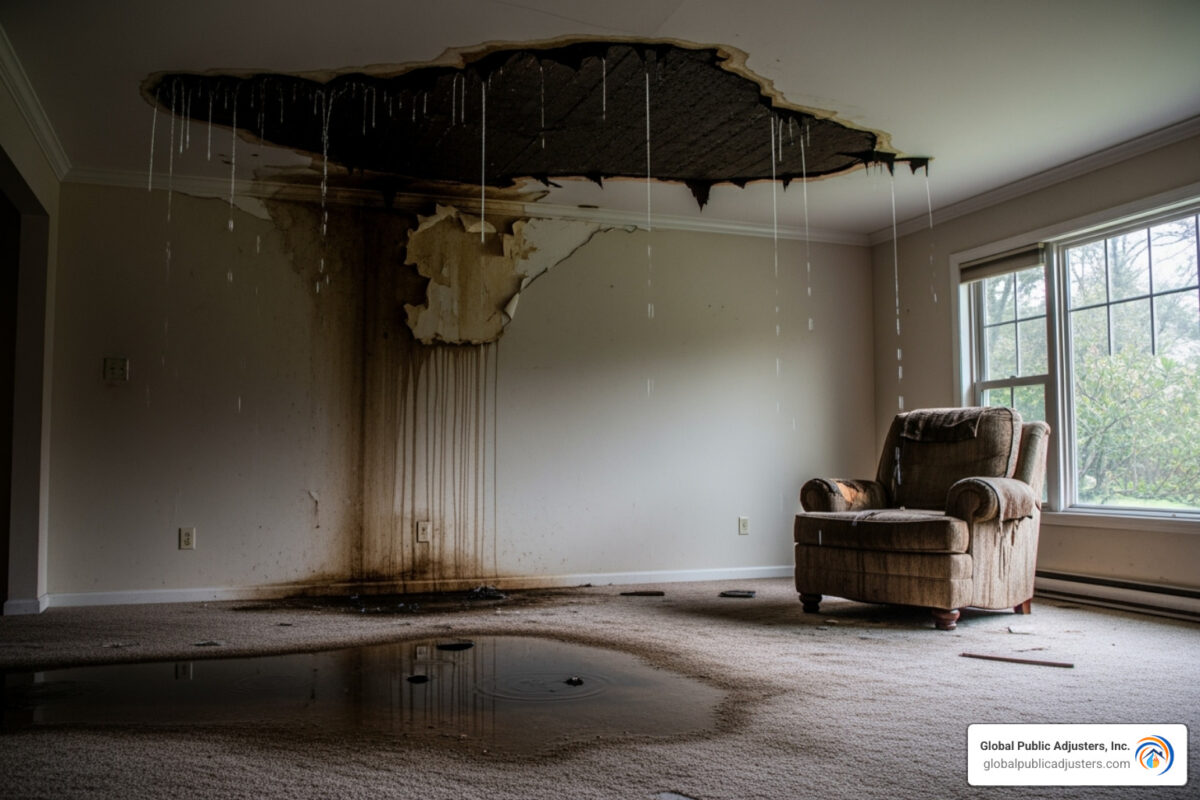 Water damage claim