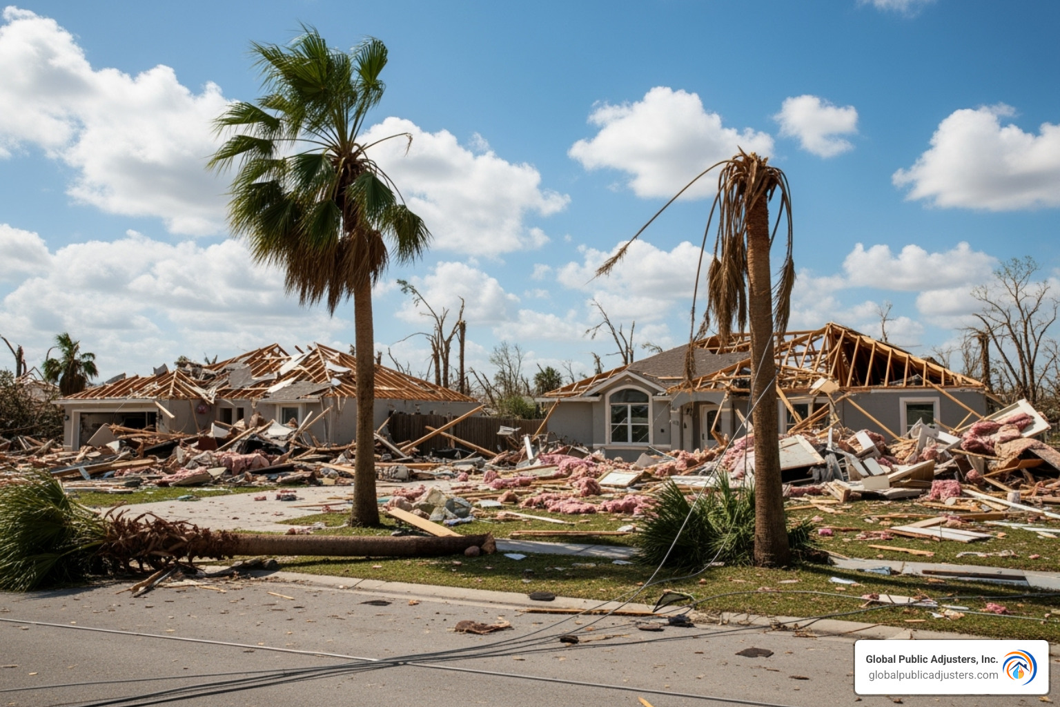 Central Florida tornado damage