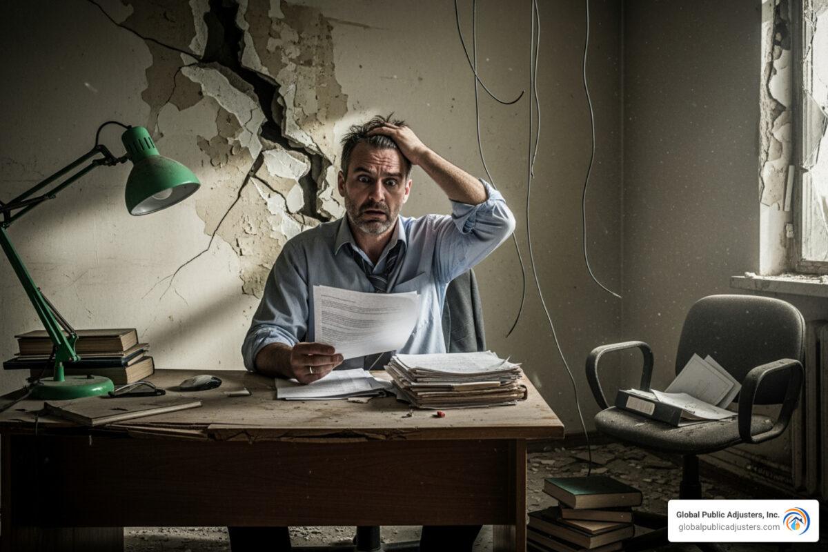 Commercial public adjuster