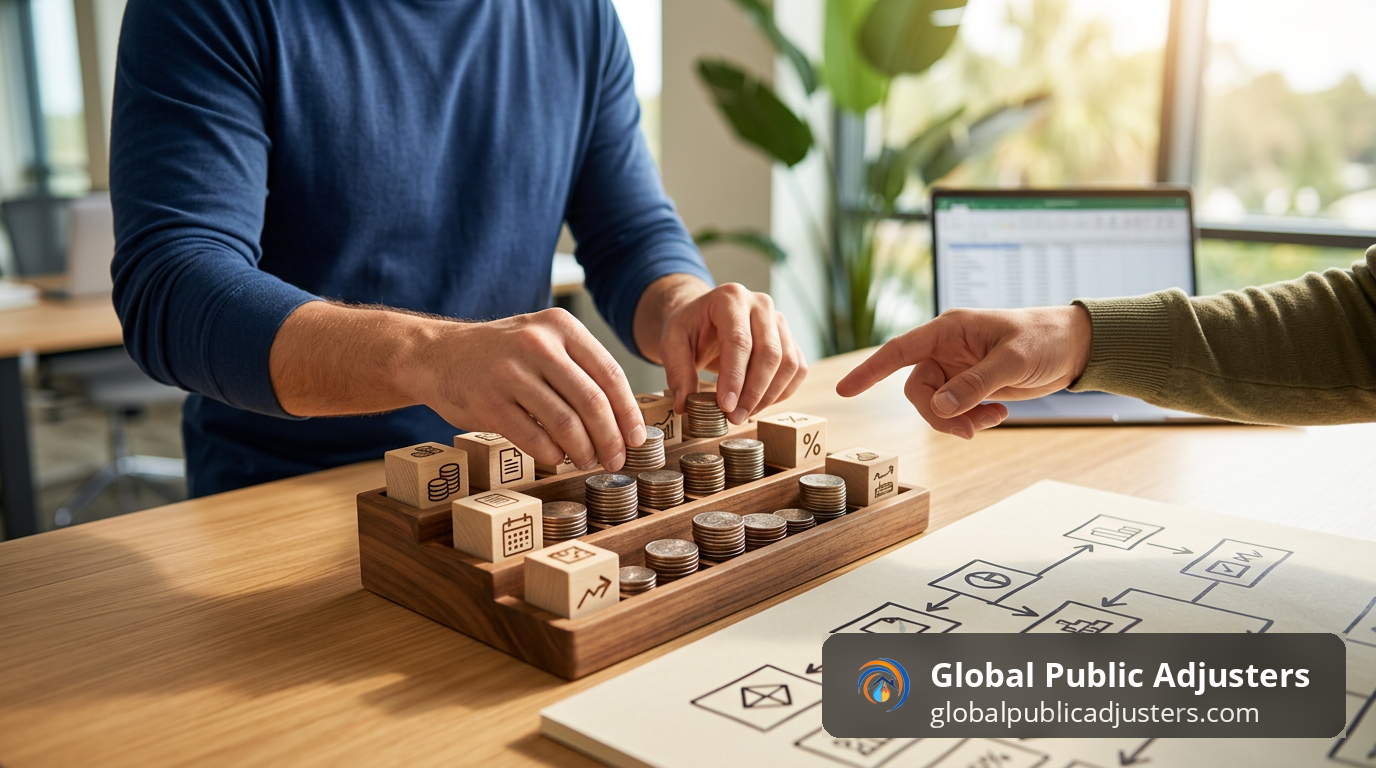 how much do public adjusters charge in Jacksonville