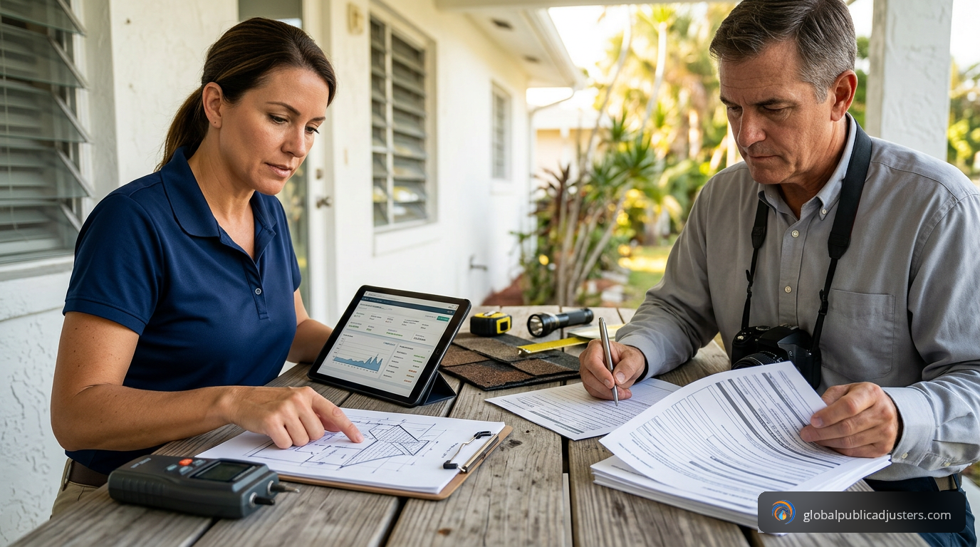 public adjuster vs insurance adjuster differences in Florida