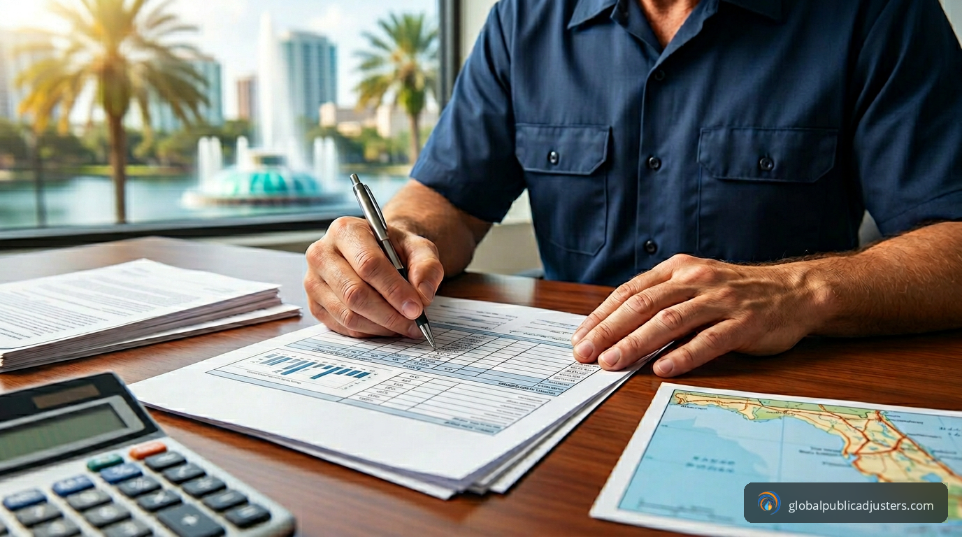 public adjuster fees Florida explained in Orlando