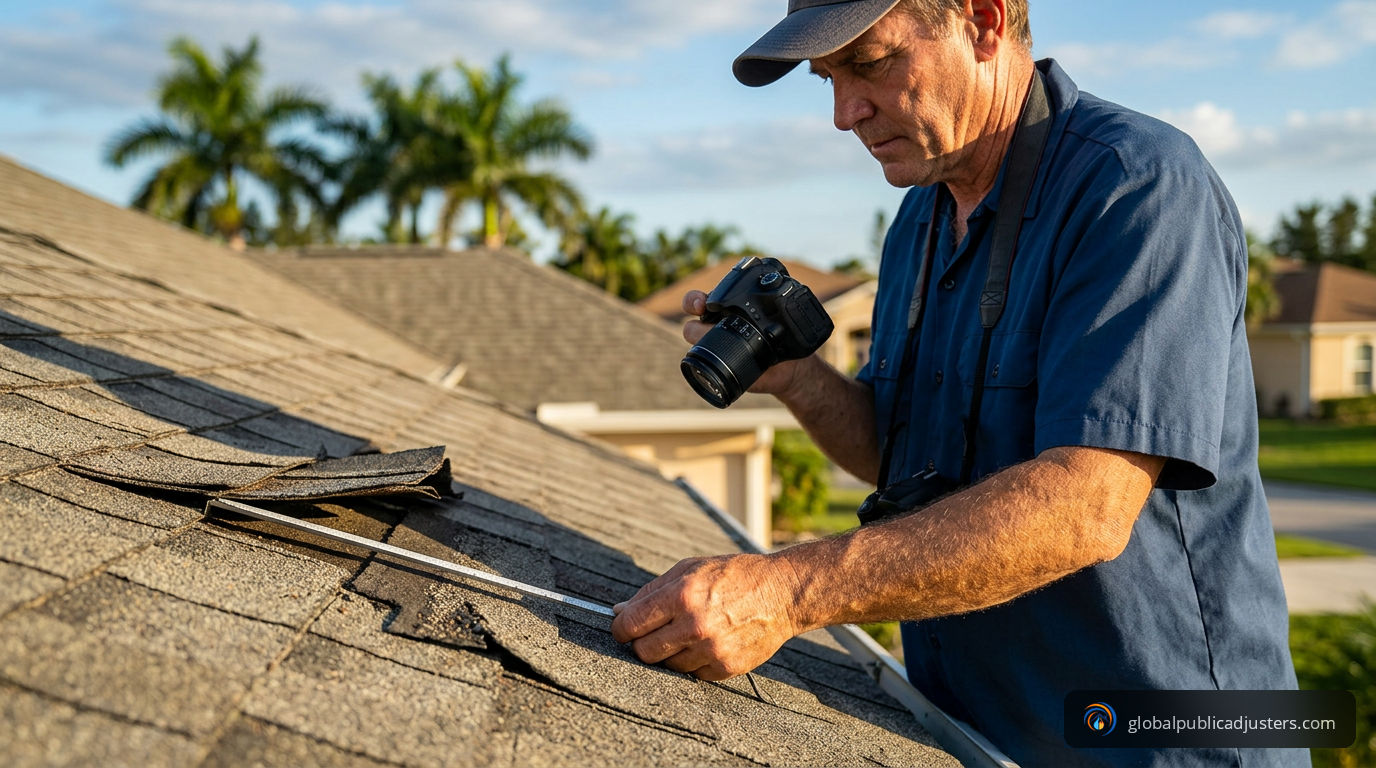 roof damage claim florida public adjuster in Florida