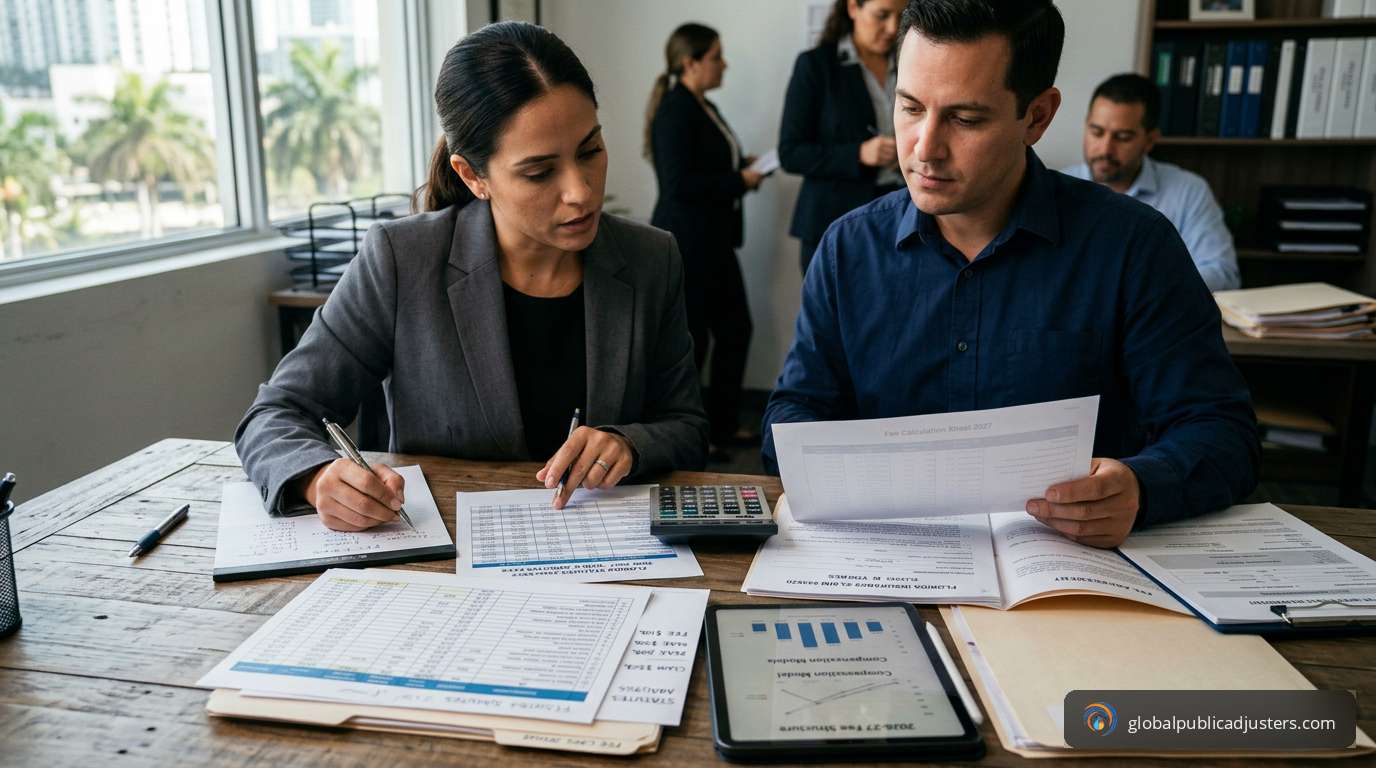 how do public adjusters get paid in Florida