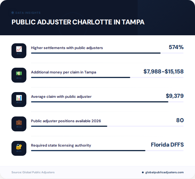 Key facts about public adjuster charlotte in Tampa