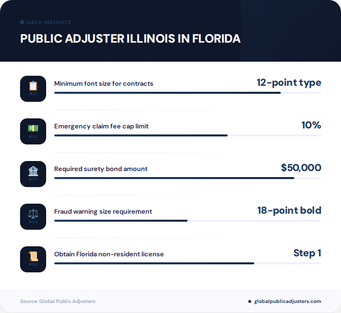 Key facts about public adjuster illinois in Florida
