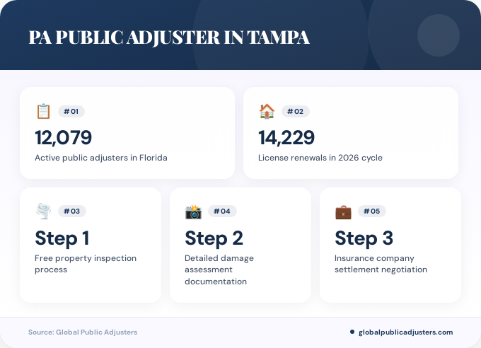 Key facts about pa public adjuster in Tampa