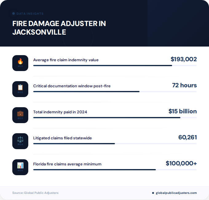 Key facts about fire damage adjuster in Jacksonville