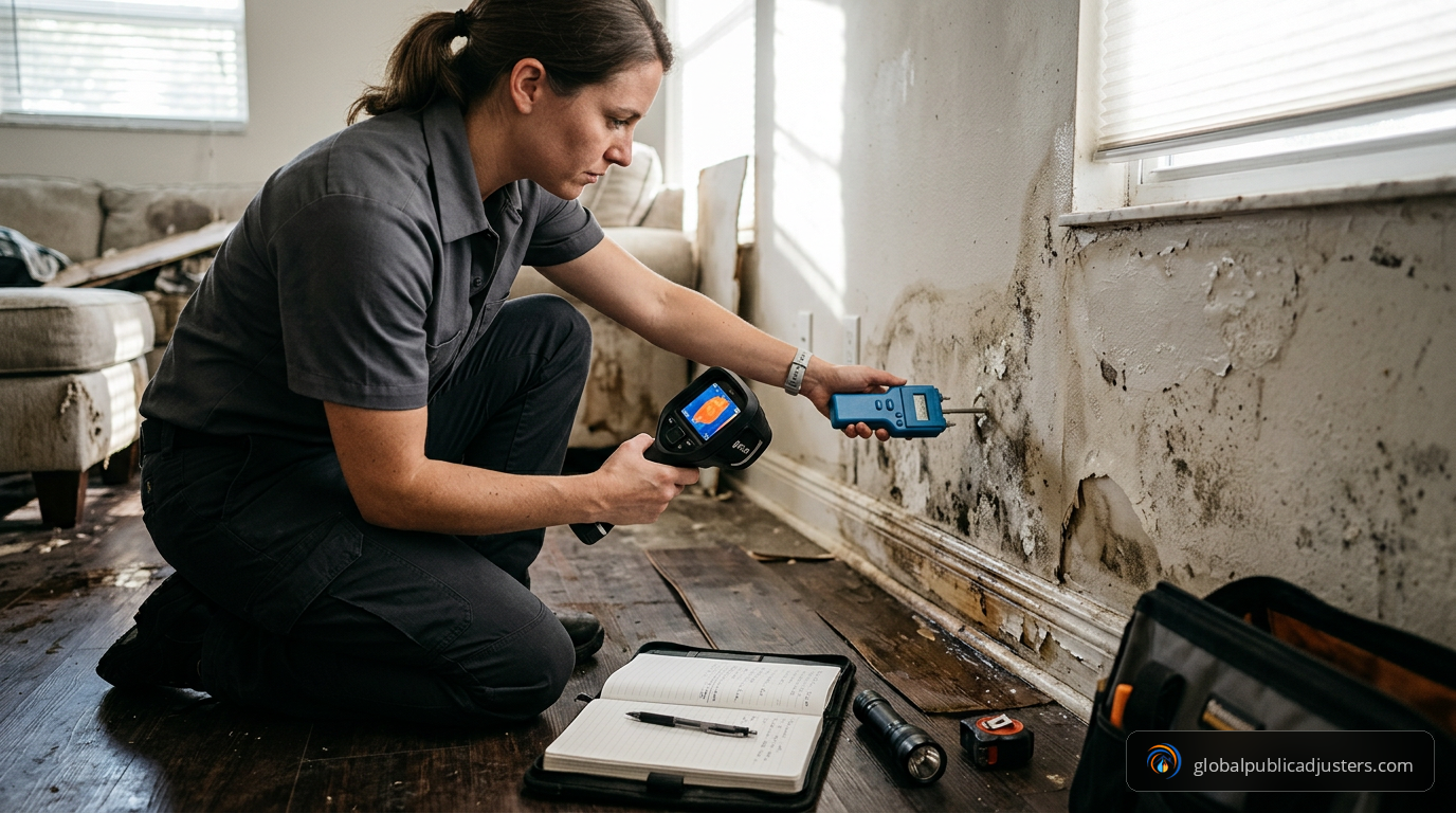 water damage insurance adjuster in Florida
