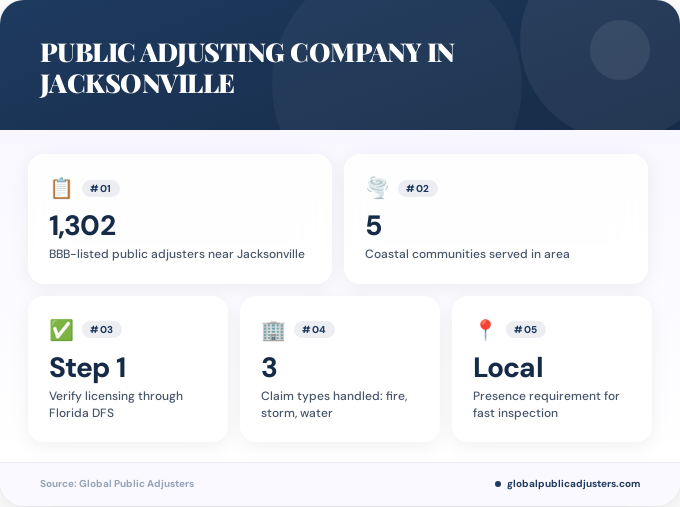 Key facts about public adjusting company in Jacksonville