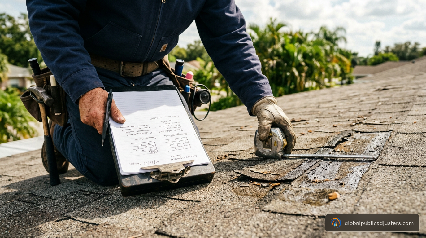 public adjuster for roof claim in Tampa